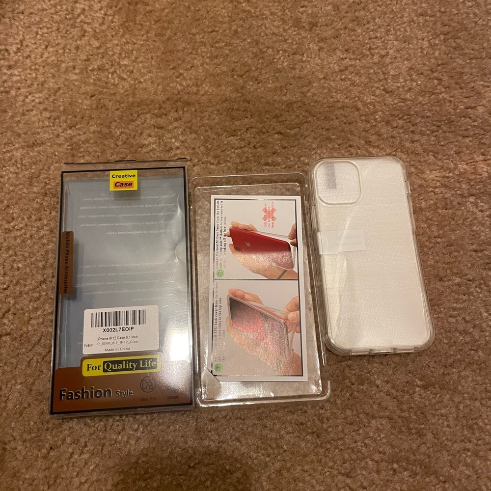 Fashion style iPhone IP 12 case 6.1 inches